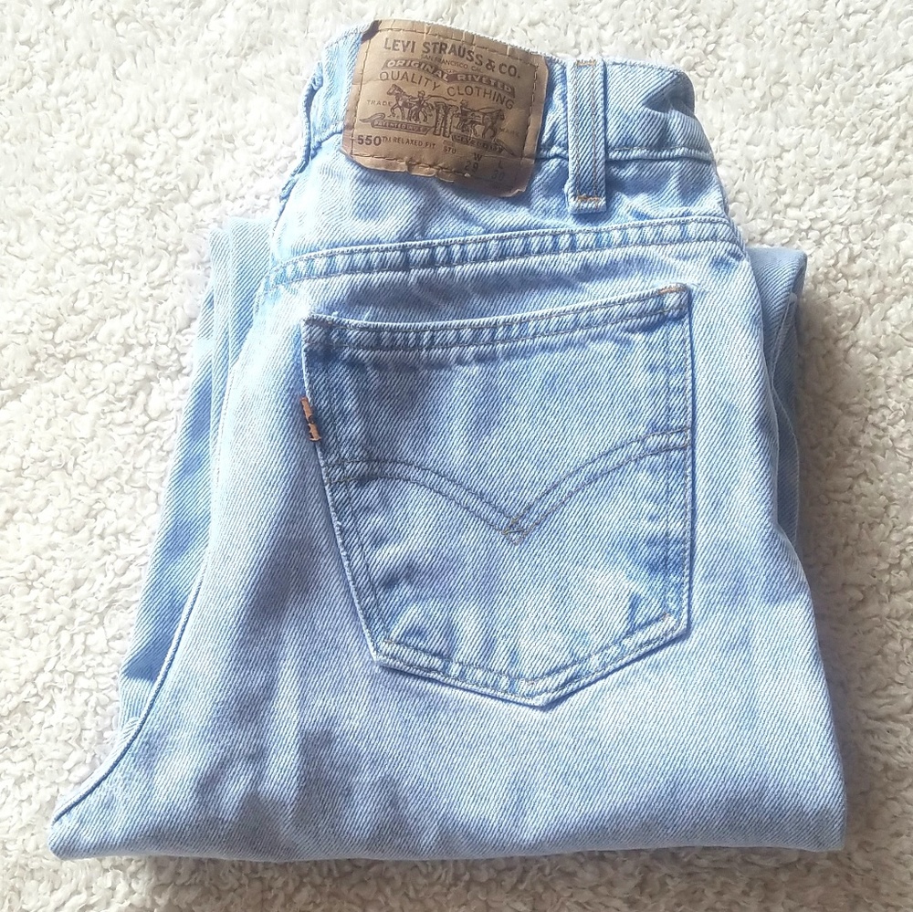 LEVI'S 550 STUDENT FIT~VINTAGE JEANS ~🎊3XHP🎊 - Picture 12 of 12